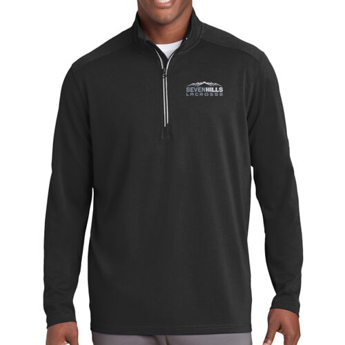 7 Hills - Adult Sport Wick ® Textured 1/4 Zip Pullover Thumbnail