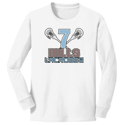 7 Hills - Youth Long Sleeve Core Cotton Tee Thumbnail
